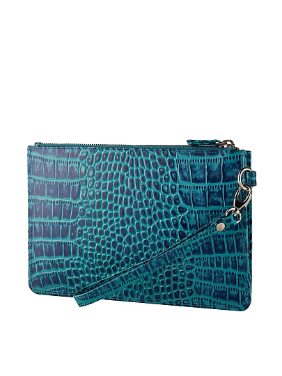 Портмоне Dr.Koffer из натуральной кожи синее