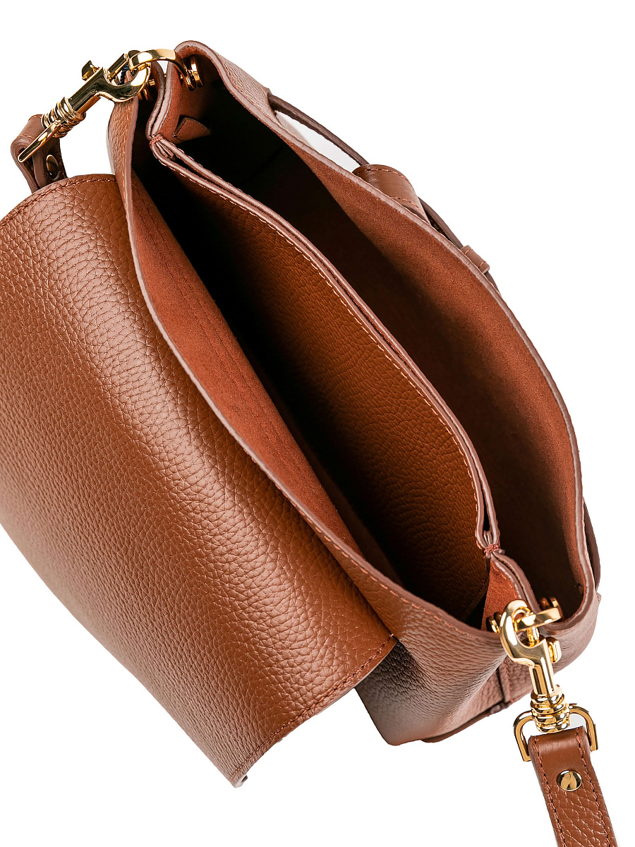 Женская сумка Dr.Koffer из натуральной кожи серая