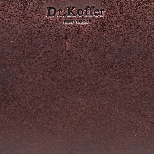 Портмоне Dr.Koffer из натуральной кожи коричневое