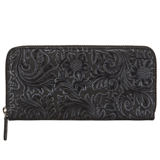 Портмоне Dr.Koffer из натуральной кожи черное