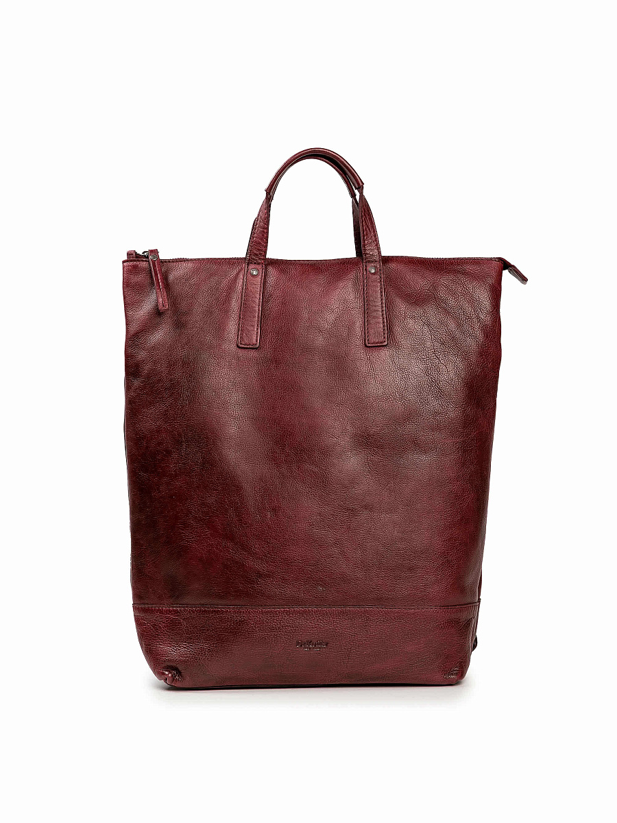 Рюкзак Dr.Koffer из натуральной кожи бордовый