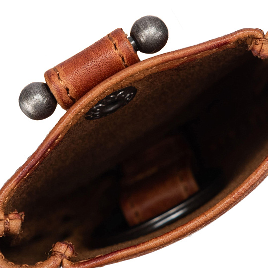 Ключница Dr.Koffer из натуральной кожи светло-коричневая