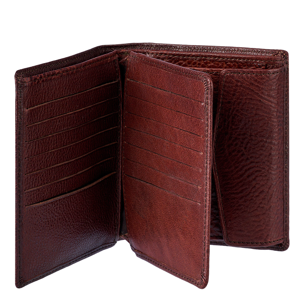 Портмоне Dr.Koffer из натуральной кожи коричневый