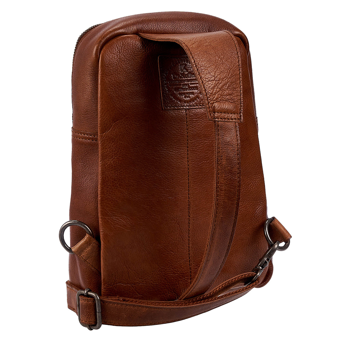 Рюкзак Dr.Koffer из натуральной кожи светло-коричневый