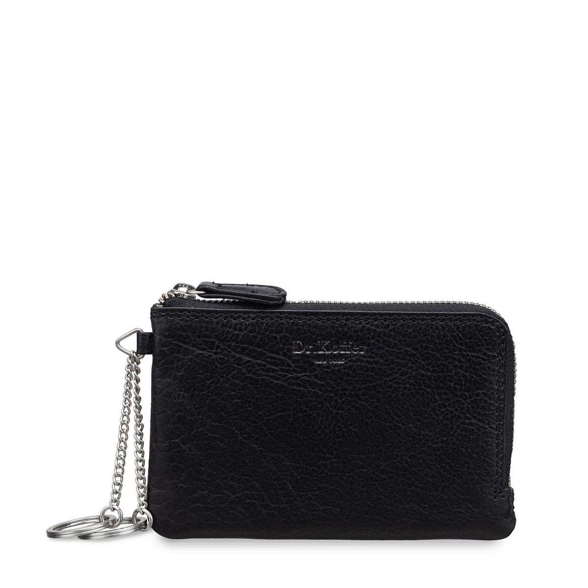 Ключница Dr.Koffer из натуральной кожи черная