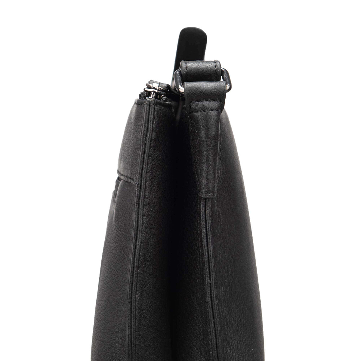 Женская сумка Dr.Koffer из натуральной кожи чёрная