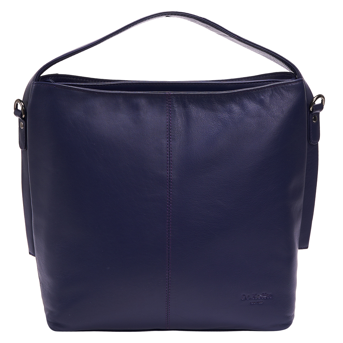 Женская сумка Dr.Koffer из натуральной кожи синяя