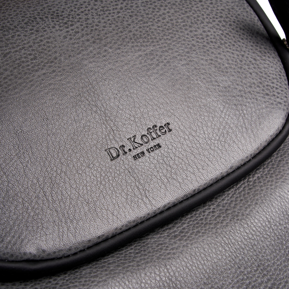 Рюкзак Dr.Koffer из натуральной кожи серый