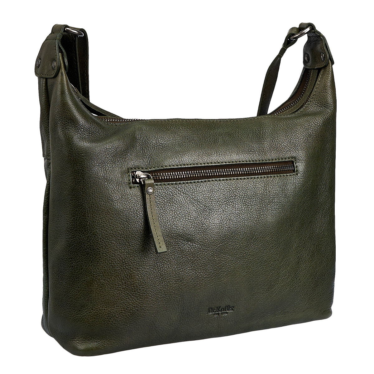 Женская сумка Dr.Koffer из натуральной кожи зеленая