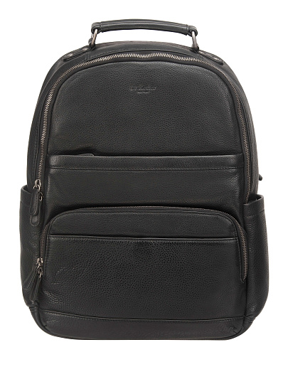 Рюкзак Dr. Koffer из натуральной кожи черный