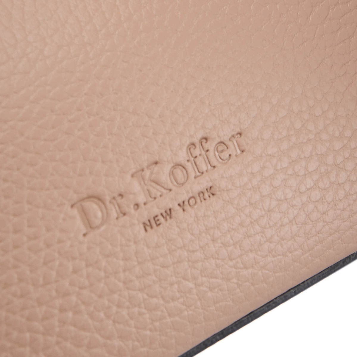 Женская сумка Dr. Koffer из натуральной кожи бежевая