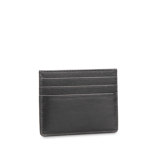 Кредитница Dr.Koffer из натуральной кожи черная