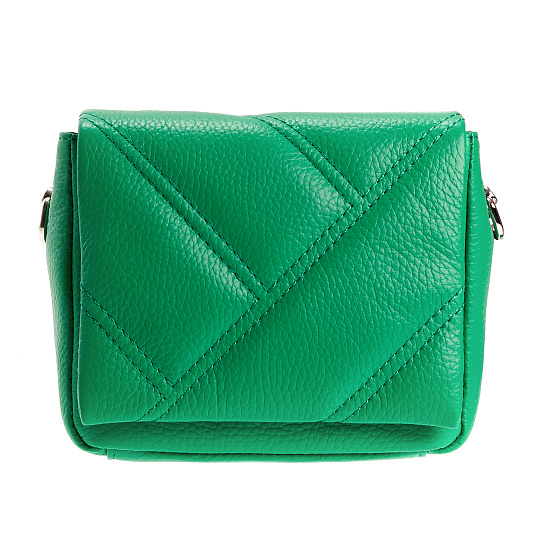 Женская сумка Dr. Koffer из натуральной кожи зеленая