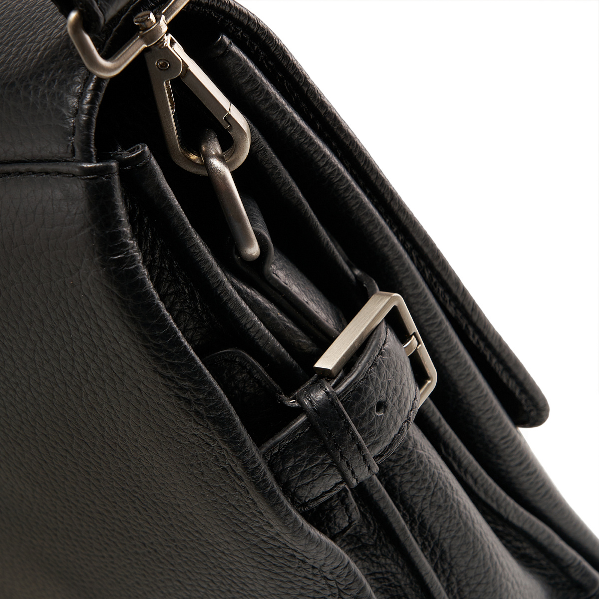 Портфель Dr.Koffer из натуральной кожи черный