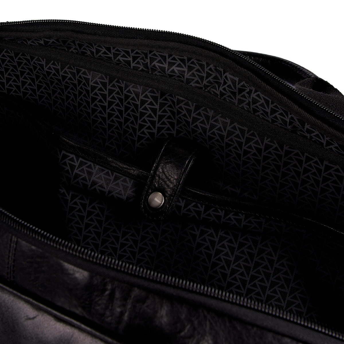 Сумка дорожная Dr.Koffer из натуральной кожи черная