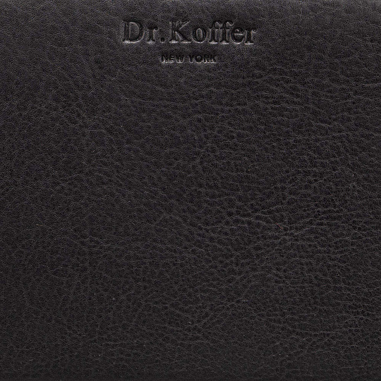 Портмоне Dr.Koffer из натуральной кожи черное