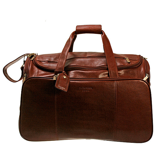 Сумка дорожная на колесах Dr.Koffer из натуральной кожи