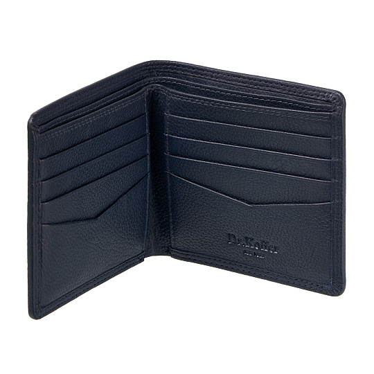 Портмоне Dr.Koffer из натуральной кожи синее