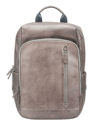Рюкзак Dr. Koffer из натуральной кожи серый