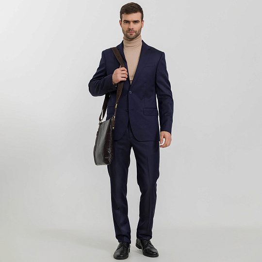 Сумка через плечо Dr.Koffer из натуральной кожи коричневая