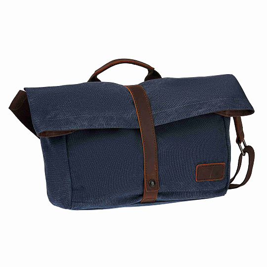 Сумка через плечо Dr.Koffer из канваса и натуральной кожи