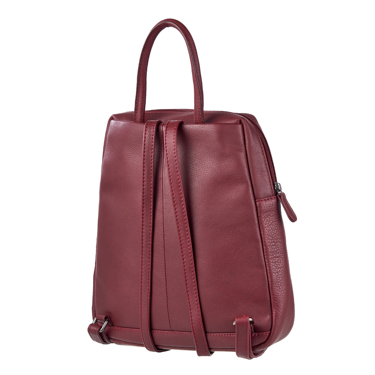 Рюкзак Dr.Koffer из натуральной кожи бордовый