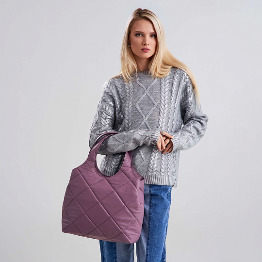 Женская сумка Dr. Koffer из натуральной кожи розовая