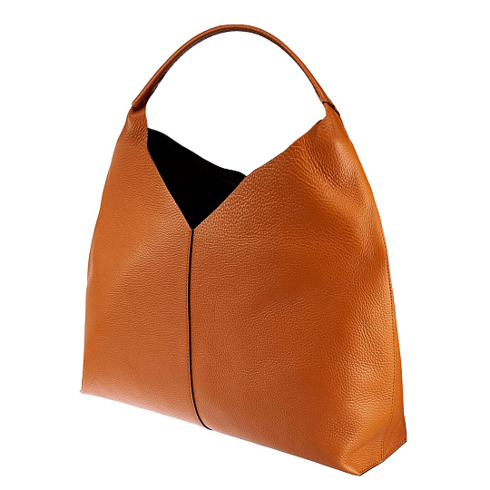 Женская сумка Dr.Koffer из натуральной кожи оранжевая