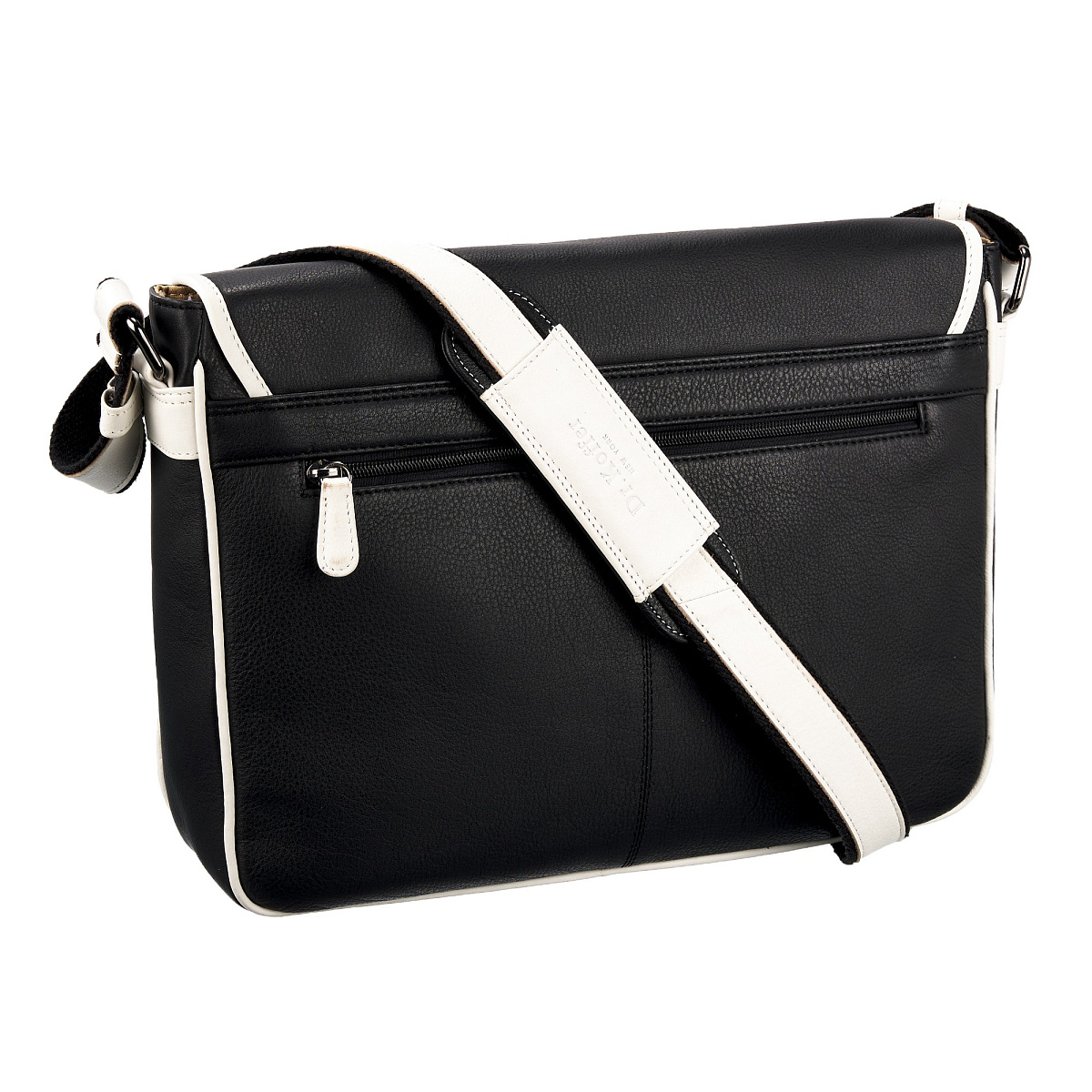 Деловая сумка Dr.Koffer из натуральной кожи черная