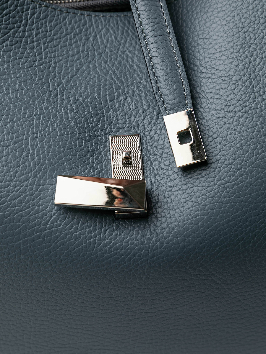 Женская сумка Dr.Koffer из натуральной кожи синяя