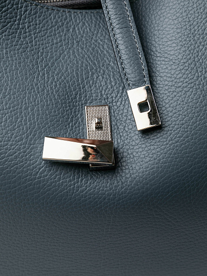 Женская сумка Dr.Koffer из натуральной кожи синяя