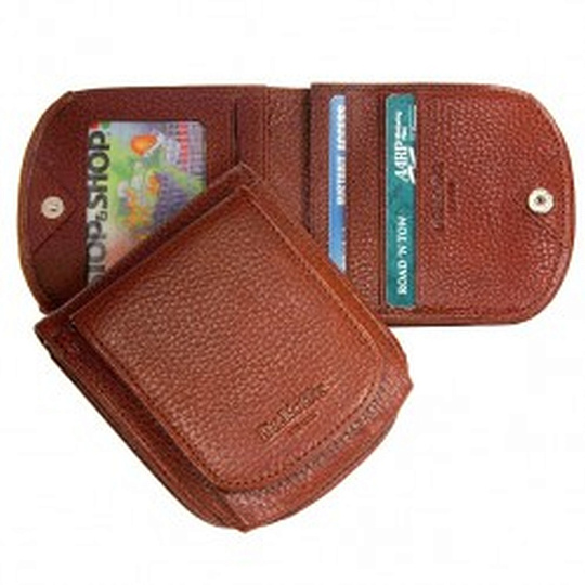 Портмоне Dr.Koffer из натуральной кожи светло-коричневое