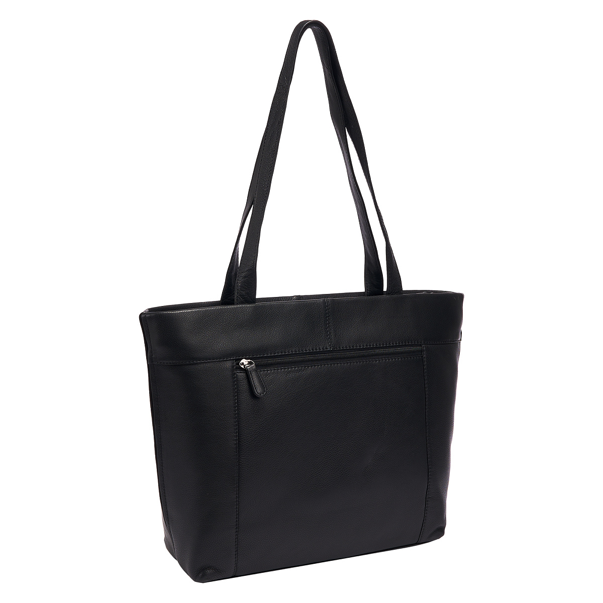 Женская сумка Dr.Koffer из натуральной кожи чёрная