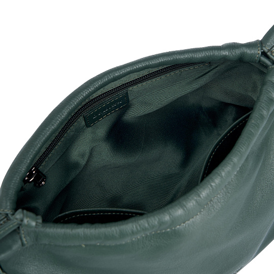 Женская сумка Dr.Koffer из натуральной кожи зеленая