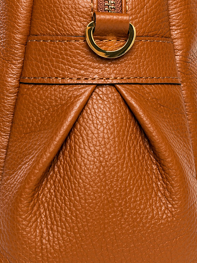 Женская сумка Dr. Koffer из натуральной кожи коричневая