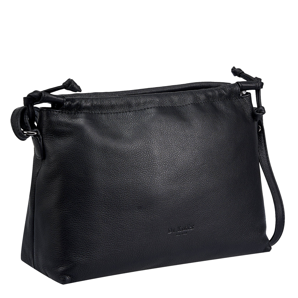 Женская сумка Dr.Koffer из натуральной кожи чёрная