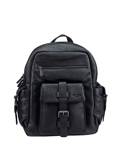 Рюкзак Dr.Koffer из натуральной кожи черный