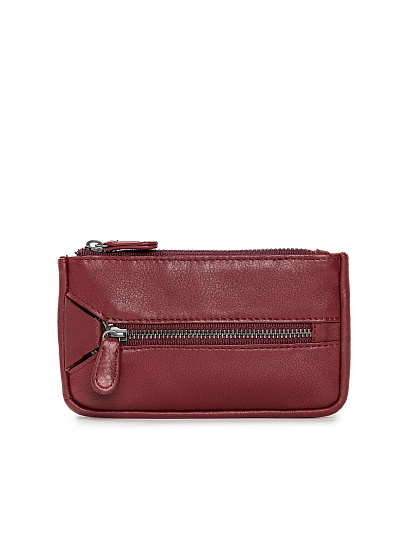Портмоне Dr.Koffer из натуральной кожи бордовое