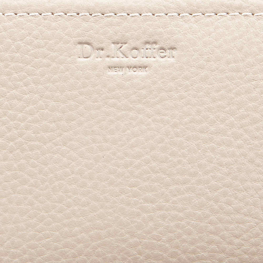 Портмоне Dr.Koffer из натуральной кожи белое