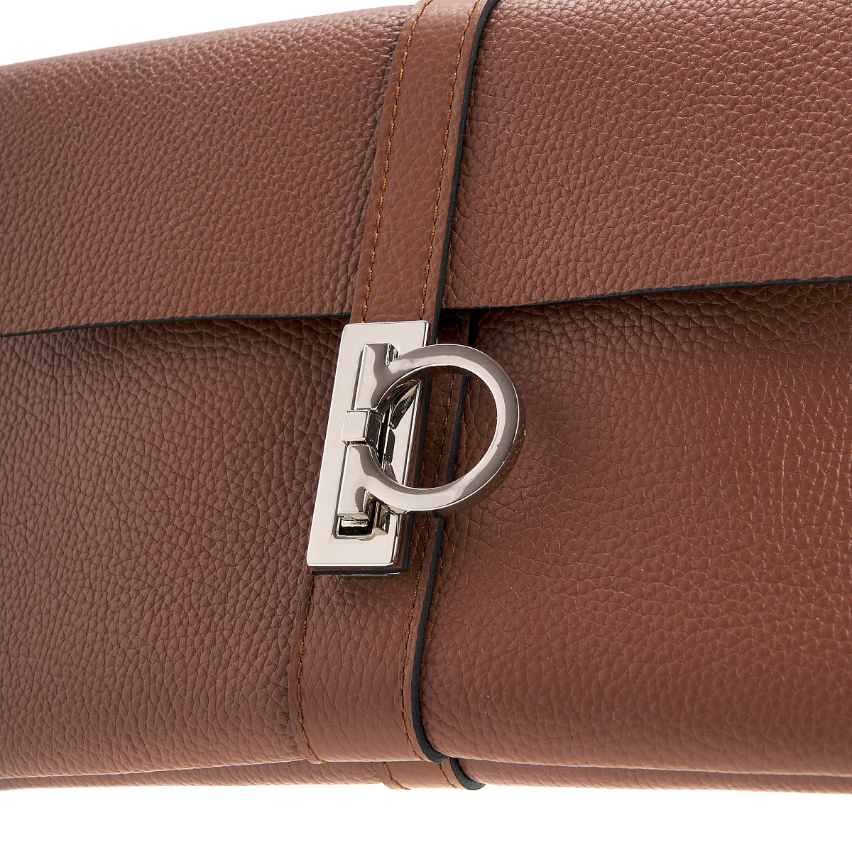 Женская сумка Dr. Koffer из натуральной кожи коричневая