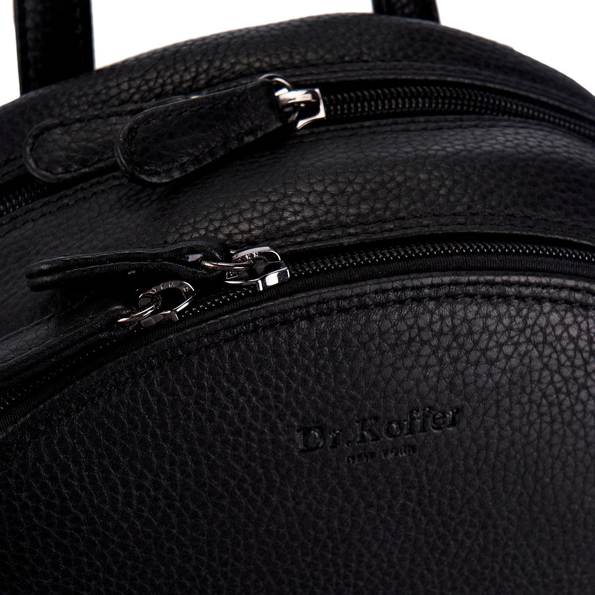 Рюкзак Dr.Koffer из натуральной кожи черный