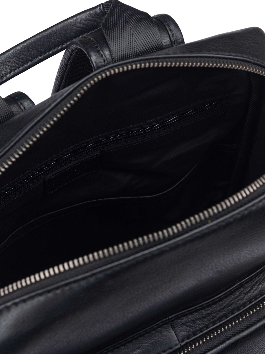 Рюкзак Dr. Koffer из натуральной кожи черный