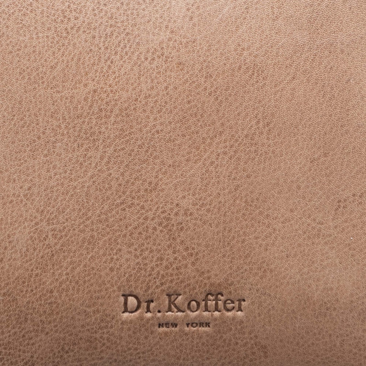 Женская сумка Dr.Koffer из натуральной кожи бежевая