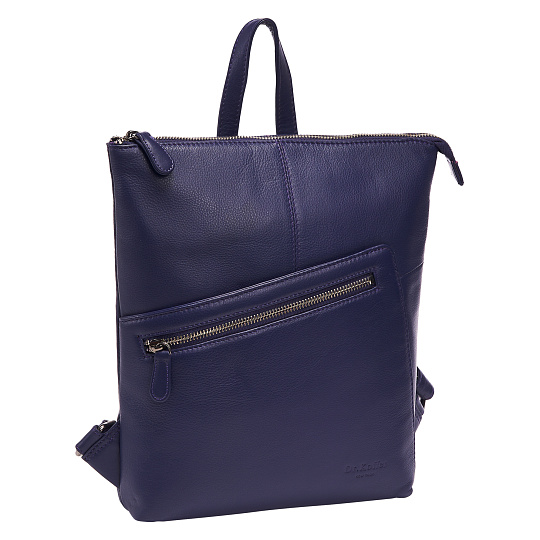 Рюкзак Dr.Koffer из натуральной кожи серый