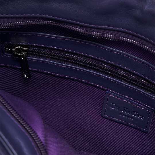 Женская сумка Dr.Koffer из натуральной кожи синяя