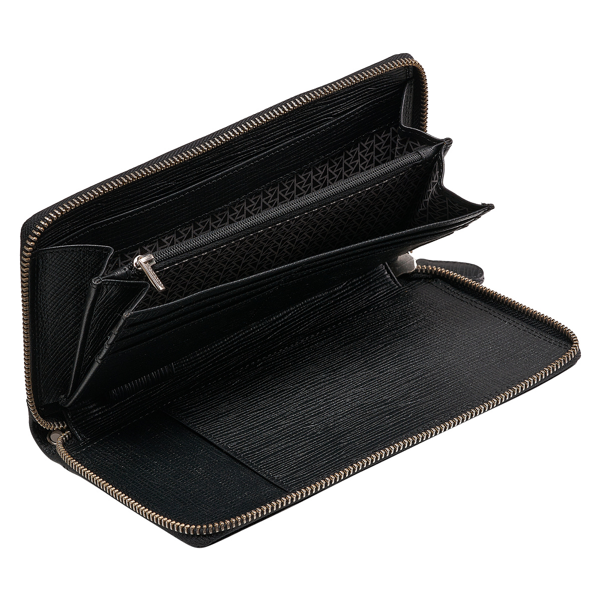 Портмоне Dr.Koffer из натуральной кожи черное