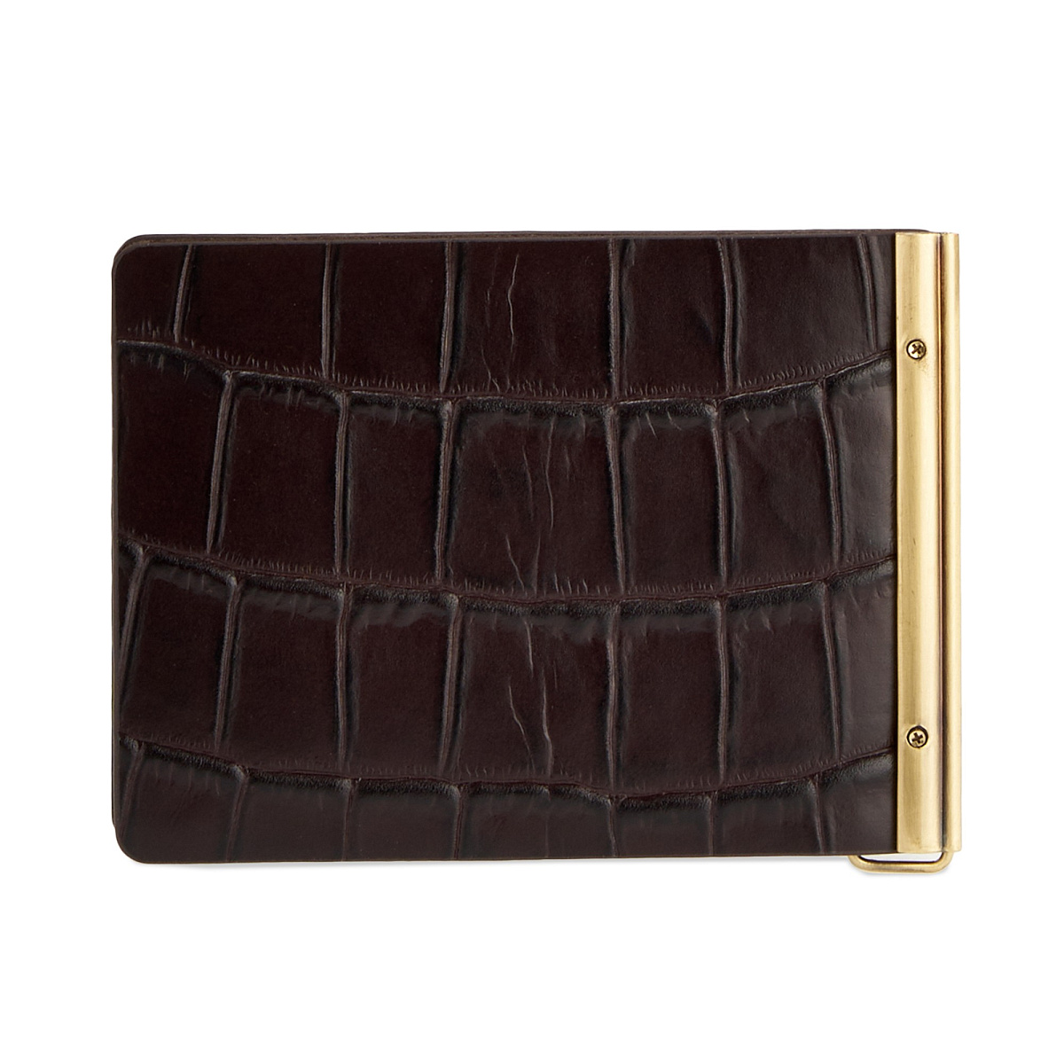 Зажим для денег Dr.Koffer из натуральной кожи коричневый