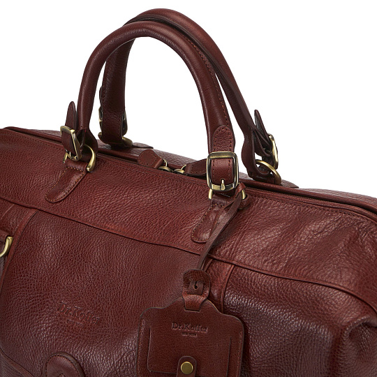 Сумка дорожная саквояж Dr.Koffer из натуральной кожи