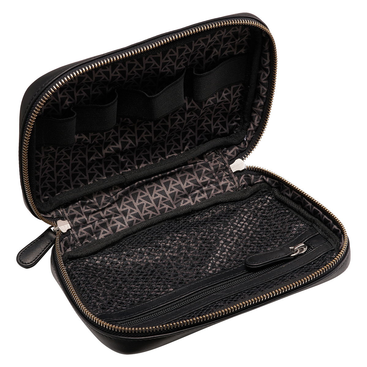 Несессер Dr. Koffer из натуральной кожи черный