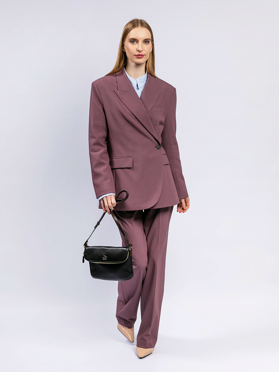 Женская сумка Dr. Koffer из натуральной кожи черная